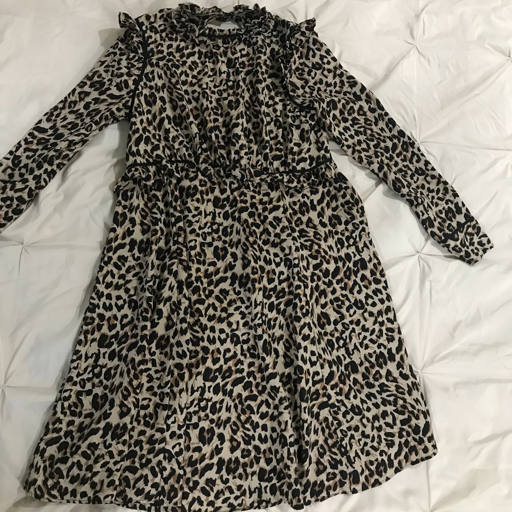 Leopard print ASOS Maternity dress